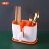 Porta-hashi de luxo leve Gaiola de hashi estilo europeu Porta-hashi doméstico Porta-hashi com drenagem secagem rápida Gaiola de hashi de camada dupla Porta-hashi de plástico