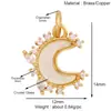 S28 Accesorios para joyería DIY micro incrustación aceite mini sol rayo molino de viento copo de nieve luna estrellas