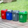 Lixeira Classificada para Casa Sala de Estar Quarto Tamanho Grande 60L Lixeira com Tampa Basculante Plástico Interno Lixeira 20L