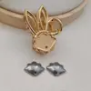 Joias Yingyi DIY Brocado Song Nova Presilha Fofa de Orelha de Coelho com Tampa Nova Arte de Aplicação Estilo Chinês Material Artesanal