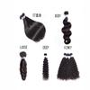 Extensões de Cabelo Humano Preto Europeu, Americano e Africano Transfronteiriças, Cor Natural, Boa Elasticidade, Cabelo Liso, Cabelo Remy, Cabelo Indiano e Birmanês