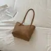 Bolso Elegante de Color Sólido de Gran Capacidad de Alto Valor 2026 Nuevo Casual de Hombro Único Bolso de Axila Bolso Tote para Viajar