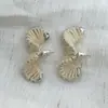 Novos Brincos Torcidos Exquisitos de Lã Colorida Feitos à Mão Design de Nicho de Alta Qualidade Brincos Dopamina para Mulheres