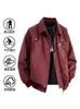 2026 Nueva Chaqueta de Trabajo para Hombre Moderna Holgada Cuello Alto Abrigo Estilo Ins Rock Ropa Casual para Hombre Estilo Primavera y Otoño