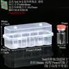 Caixa para frasco Xilin de 3ml 2/4/6/10 peças caixa de vacina 3ml 24 peças caixa para pó liofilizado frasco com tampa de pressão caixa de armazenamento de plástico