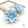 Flores artificiais, incluindo flores de magnólia, para confecção de tiaras DIY, arranjos de parede de flores para salão de casamentos, fotografia floral e decorações de arte com flores de seda.