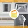 Cepillo limpiador de cortinas de chapa portátil colector de polvo para aire acondicionado colector de polvo para persianas de microfibra cepillo de ventilación eliminación de polvo