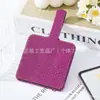 Espejo de Mano con Mango de Pedrería Transfronterizo Espejo de Maquillaje Cuadrado Incrustado Creativo Espejo de Belleza Portátil de una Cara Espejo de Mano