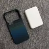 Funda protectora para teléfono Xiaomi 17Promax con patrón de Kevlar, carga magnética, media cubierta ultrafina Xiaomi 15Spro