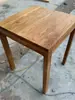 Mesa de Centro y Sillas Vintage, Mesa de Comedor Vieja de Madera de Olmo, Mesa Cuadrada Retro Original de Madera Maciza Desgastada, Taberna, Restaurante de Hot Pot, Mesa y Sillas para Casa de Huéspedes