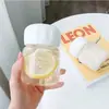 Taza de Desayuno para Avena de Vidrio de Borosilicato Alto Taza de Agua Portátil Taza de Té con Leche con Escala Taza Gordita Taza para Leche de Soya Café