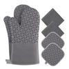 Guantes de Silicona Antideslizantes Aislamiento Térmico Amazon Guantes de Cocina Antiescaldantes para Microondas Guantes para Horno para Hornear a Alta Temperatura