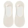 Nuevos Calcetines Invisibles de Corte Bajo para Mujer Primavera/Verano Lyocell Seda Amigables con la Piel Antideslizantes Anti-Caída Calcetines para Talón para Zapatos Planos