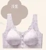 Sutiã de mãe estilo chinês com estampa na frente e fecho frontal, sustentação sem costura, suporte macio em gel de gelatina, push-up, roupa íntima sem fio para dormir