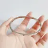 Pulseira de titânio com fecho de dez diamantes, estilo transfronteiriço, estrela egípcia, ouro rosa 18k, não desbota, aço inoxidável para homens e mulheres