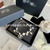 Versión Alta Xiaoxiang 1:Pulsera de Corazón de Melocotón de 1 Estrella Doble C para Mujer, Aroma Pequeño, Doble Capa, Corazón de Perla, C, Joyería de Mano para el Hogar, Venta al por Mayor