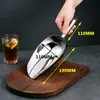 Pala de hielo de acero inoxidable pala para harina pala para arroz excavador de harina cucharón de harina pala para granos cereales para el hogar té
