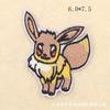 Pegatinas de tela bordadas de elfos de dibujos animados, pegatinas de parche adhesivas de Pikachu de dibujos animados y dragón que escupe fuego, accesorios para ropa de niños, parches adhesivos DIY