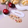 Cervo Branco Mesmo Estilo Abóbora Caveira Nuvem Impressão Acrílica DIY Colar Clipe Lateral Grampo de Cabelo Acessório de Cabelo