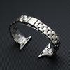 26 Novos Modelos de Pulseiras de Relógio de Aço Inoxidável de Três Contas Adequadas para Apple e Huawei iWatch Pulseiras de Relógio Femininas de Aço Inoxidável 14mm