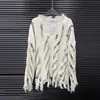 Suéter de Punto Lavado en Color Nuevo Otoño Temprano 2025 para Mujer Moda Coreana Estilo Perezoso Top