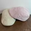 Boné vintage com lavagem desgastada, unissex, casual e versátil, estiloso, boné de artista que afina o rosto, pode ser usado ao contrário como um boina