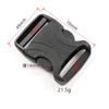 Fabricantes 25 ~ 38mm fivela de segurança de plástico ao lado da fivela de liberação rápida mochila fivela de ajuste de correia fornecimento