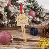 Manualidades de Madera Colgante Creativo de Árbol de Navidad Decoraciones para el Hogar Regalos Promocionales de Navidad