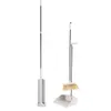 Conjunto de Vassoura e Mop Doméstico Mop Mãos Livres Mop Plano Pá de Lixo Uso Úmido Seco Quarto de Aluguel Kit de Lavagem de Capa de Mop AliExpress