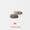 Accesorios para gafas de titanio puro Stipe almohadilla nasal de titanio almohadilla nasal de metal almohadilla nasal de hoja de titanio B almohadilla nasal de titanio variedad de tornillos
