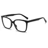 Venta al por mayor de gafas de ojo de gato de comercio exterior, nuevos armazones de gafas de alta gama europeos y americanos, gafas planas premium bloqueadoras de luz azul, unisex