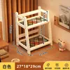 Estante de Mesa Rack de Armazenamento Estante Pequena para Casa Estante de Exibição de Múltiplas Camadas para Bay Window Prateleira de Armazenamento para Mesa de Escritório Estudo