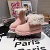 Botas de Nieve de Colores Caramelo de Moda para Mujer Otoño/Invierno 2026 Nuevas Botas Cortas de Suela Gruesa Forradas de Felpa de Estilo Vintage de Dos Formas Botas de Algodón 'Papa Pequeña'