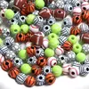 Acrílico 16mm Bolas para Mesa de Billar Cuentas DIY Material para Manualidades Pulsera Pulsera Cadena para Teléfono Móvil Accesorios Estilo Caliente