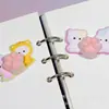 Pegatina de Conejo de Dibujos Animados 3D Estilo Coreano, Pata de Gato, que Brilla en la Oscuridad, para Alivio del Estrés, Decoración de Diario para Niños