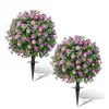 Caja de Flores Artificiales de Margarita Popular Transfronteriza de Amazon, Bonsái en Forma de Bola de Boj, Decoración para el Hogar en Interiores y Exteriores