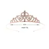 Niños y Niñas Princesa Corona Simple Linda Diadema Bebé Festival Actuación Accesorios para el Cabello Corona de Cumpleaños Corona para Pastel