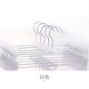 Fábrica direta branco triângulo calças rack coreano metal retrátil rígida calças acolchoadas clipe antiderrapante underwear clip underwear suporte