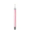 Bolígrafo de punto de diamante luminoso transfronterizo herramienta de perforación de puntos de diamante para pintura de diamantes hecha a mano DIY LED con luz cabezal de bolígrafo reemplazable perforación al por mayor