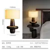 2026 Luminária de Mesa de Madeira Maciça Designer Criativa Estudo High-End Simples Estilo Madeira Natural Atmosfera Quarto Luminária de Cabeceira