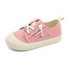 Zapatos de Lona Nuevos de Primavera 2024 para Niños Versión Coreana Zapatos de Interior para Jardín de Niños Zapatos de Bebé con Velcro 1235