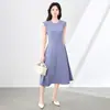 2507508 - Vestido A-line sin mangas entallado de alta calidad que ciñe la cintura Shenzhen Nanyou Nuevo estilo para ir al trabajo