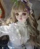 6 pontos bjd Kitty boneca simulação brinquedo presente de aniversário crianças Menina vestir-se princesa sd boneca peruca conjunto