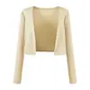 Set Estilo Puro Deseo: Chaleco de cuello medio con ajuste en la cintura, Cárdigan de manga larga, Falda ajustada con abertura y Pantalones acampanados con cintura invertida