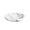 Mesa de Centro Redonda de Mármol de Lujo Ligero Italiano Bandeja de Frutas Estilo Wabi-Sabi Decoración de Joyería Artística Muebles para el Hogar
