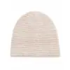 Gorro de Punto Rayado Retro Estilo Coreano para Mujer Otoño Invierno Mezcla de Acrílico Gorro Holgado con Caída Trasera Gorro para el Frío Transfronterizo