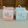 Caja de dulces hueca doble de amor estilo coreano al por mayor caja de dulces para regalo de boda caja de dulces caja de dulces para regalo de cumpleaños de bebé