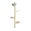 Materiales y Accesorios DIY para Rascadores de Gato, Camas para Gato, Árboles para Gato Hechos con Tubos de Drenaje de PVC y Tubos de Gas para Balcones