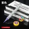 Bolígrafo de Pintura Suave de Venta Caliente Transfronterizo, Tipo Líquido Directo, Gran Capacidad, Impermeable, Resistente al Sol, Bolígrafo de Pintura para Retoques, Bolígrafo Marcador de Pintura al por Mayor