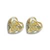 Moissanita Irregular Color Champagne Flor de Hielo Forma de Corazón 0.5-3 Quilates Piedra Suelta Se Puede Combinar con Código de Cintura Grabado en Gra Venta al por Mayor desde Fábrica de Moissanita de Wuzhou